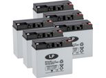 Batteria Al Piombo 72V 22Ah (6X 12V 22Ah) Compatibile Sxt Raptor V3 A Prova Di Ciclo