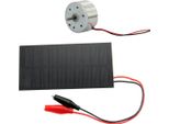 Celle Solari Con Morsetti A Coccodrillo 5 V - 150 Ma, Con Motore Solare (90002L)