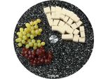 Stoneline® Piatto Da Portata Girevole In Vetro Piatto Da Torta 32 Cm | Nero