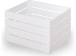 Nuove Cassette Per La Frutta Cassette Di Legno Cassette Per Il Vino Cassette Per Le Mele Bianco 50X40X30Cm