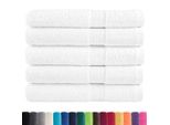 Vidaxl Asciugamani Premium Solund 25 Pz. Bianco 100X200 Cm 600 G/M²