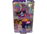 Polly Pocket Dolphin Rescue Centre 35°, 2 Mini Bambole, 12 Accessori Da Viaggio, Acquario, Mattel HWN96
