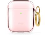 Elago Custodia Trasparente Per Airpods 2 / Airpods 1 Rosa Brillante