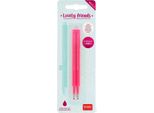 Penna Gel Legami 2 Cartucce Di Ricambio - Set Di Ricariche Lovely Friends - Rosa Neon