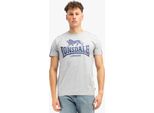 Maglietta Uomo Regular Fit Henconner Marl Grigio/Navy Xxl Lonsdale