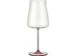 Bohemia Cristal Alex Rose Weinglas, Inhalt: 0,60 Liter, HöHe: 237 Mm