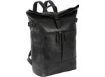 Mustang Pelle Zaino Per Il Tempo Libero Zaino Natal Tabuk Backpack Black Nero
