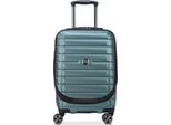 Delsey Paris Carrello Con Scomparto Per Laptop Shadow 5.0 Expandable 4DR Business Cabin Trolley 55 Vert Petrolio
