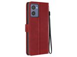 Avizar, Hmd Pulse Pro Wallet Cover, Custodia A Portafoglio Con Cinturino, Rosso