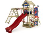 Wickey Marvel Spider-Man Story Torre Da Gioco Con Altalena E Scivolo, Torre Da Arrampicata Con Sabbiera, Accessori Per L'arrampicata E Accessori Da Gioco