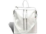 Zaino City Bianco Florence In Pelle D2ORF100W