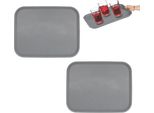 Set Di 2 Vassoi Da Portata Relaxdays In Grigio
