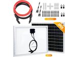 Kit Pannello Solare 200W 12V Modulo Solare Fotovoltaico Monocristallino Con Cavo Di Estensione MC4 Cavo Solare 0% Iva