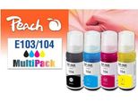 Peach PI200-899 Peach Patrone Epson 103/104 Multipack Bk,C,M,Y Rigenerato