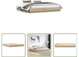 The Living Store Struttura Letto Rovere Sonoma 180X200 Cm Materiale Legno
