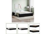 Struttura Letto The Living Store Nera 180X200 Cm