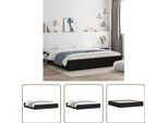 The Living Store Giroletto Con Cassetti Nero 160X200 Cm In Materiale Ligneo