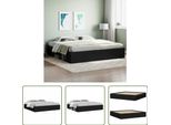 Struttura Letto The Living Store Nera 200X200 Cm