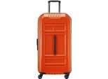Delsey Paris Carrello Rempart Expandable 4 Double Rolls Trolley 80 Orange Arancione