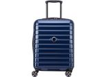 Delsey Paris Carrello Shadow 5.0 4DR Cabin Trolley Slim Line 55 Marine Blue Blu Scuro