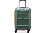 Delsey Paris Carrello Rempart Expandable 4 Double Rolls Cabin Trolley 55 Army Verde
