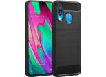 Custodia Samsung Galaxy A40 - Silicone - Imoshion Custodia Morbida/Copertura Posteriore - Nero