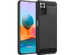 Xiaomi Redmi Note 10 Cover - Silicone - Imoshion Custodia Morbida/Copertura Posteriore - Nero