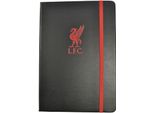 Liverpool Fc - Taccuino "Premium"", Stemma, A5 BS4544 (Taglia Unica) (Nero/Rosso)"