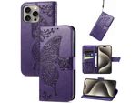 Per Apple Iphone 16 Pro Max Custodia In Per Telefono Cellulare Con Design A Farfalla Viola
