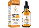 Siero Viso Con Vitamina C Ed E Acido Ialuronico Antirughe Vegan, 1X 60Ml
