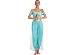 Elegante Costume Da Principessa Araba Per Donna Taglia L - Abito Da Favola Orientale | Perfetto Per Halloween, Carnevale E Feste Cosplay