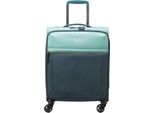 Delsey Paris Carrello Brochant 3 4 Dr Cabin Trolley Slim Line 55 Green Verde
