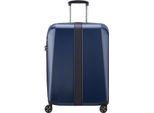 Delsey Paris Carrello Promenade Hard 2.0 4 Dr Trolley 66 Navy Blue Blu Scuro