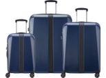 Delsey Paris Carrello Promenade Hard 2.0 Expandable 4 Double Rolls Trolley L / M / S L Navy Blue Blu Scuro