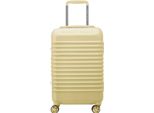 Delsey Paris Carrello Bastille 2.0 4DR Cabin Trolley 55 Pale Yellow Giallo Chiaro