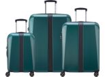 Delsey Paris Carrello Promenade Hard 2.0 Expandable 4 Double Rolls Trolley L / M / S L Green Verde Scuro
