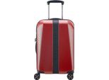 Delsey Paris Carrello Promenade Hard 2.0 4 Dr Exp Cabin Trolley 55 Bordeaux Red