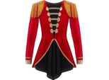Ragazze Circo Costume Taglia 128 Cm Ringmaster Costume Di Natale Body Manica Lunga Ringmaster Cosplay Outfits Carnevale Fasching