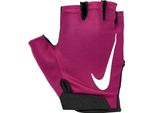 Nike - Guanti Da Donna 2024 - Senza Dita "Gym Essential"", Fitness CS2177 (L) (Nero/Fucsia)"