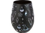 Something Different - Bicchiere Da Vino Senza Tappo, Modello Strega Di Cristallo SD6280 (Taglia Unica) (Nero/Blu)