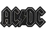 Ac/Dc - Logo - Toppa Da Applicare Con Il Ferro - Tessuto Di Poliestere RO11786 (Taglia Unica) (Nero)