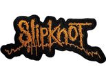 Slipknot - Logo - Toppa Da Applicare Con Il Ferro, Tessuto RO11850 (Taglia Unica) (Nero/Arancione)