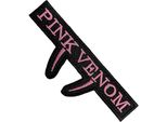 Blackpink - Toppa Da Stirare "Pink Venom"", Tessuto RO11854 (Taglia Unica) (Nero/Rosa)"