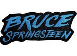 Bruce Springsteen - Logo - Toppa "The River"", Tessuto RO11863 (Taglia Unica) (Nero/Blu)"