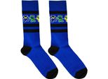 Grateful Dead - Calzini A Righe Per Uomo/Donna Unisex RO11838 (39,5 Eu - 45,5 Eu) (Blu)