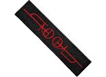 Attrezzo - Logo - Toppa Con Ferro Da Stiro "Inoculum Fear"", Tessuto RO11869 (Taglia Unica) (Nero/Rosso)"