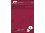 10X Staufen® 734033015 Inserto Per Raccoglitore Ad Anelli Premium Notazione Musicale - A4, 90 G/M², 20 Fogli