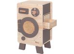 Lavatrice Per Bambini Howa Lavatrice Giocattolo In Legno Naturale Taupe 4826