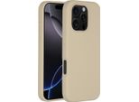 Custodia Per Iphone 16 Pro - Silicone - Custodia Morbida Accezz/Copertina Posteriore - Beige