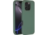 Custodia Per Iphone 16 Pro - Silicone - Accezz Soft Case/Backcover - Verde Scuro